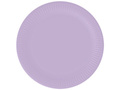 Talerzyki papierowe lawendowe - 18 cm - 6 szt.