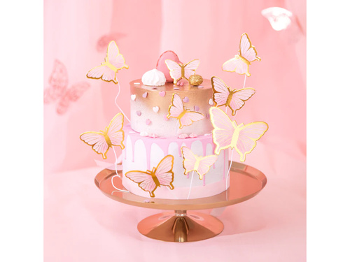 Butterfly cake toppers - 10 pcs