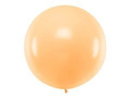 Giant balloon 1 m in diameter - pastel orange.