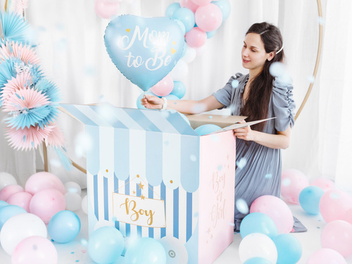 Balony pastelowe różowe - 12 cm - 100 szt.