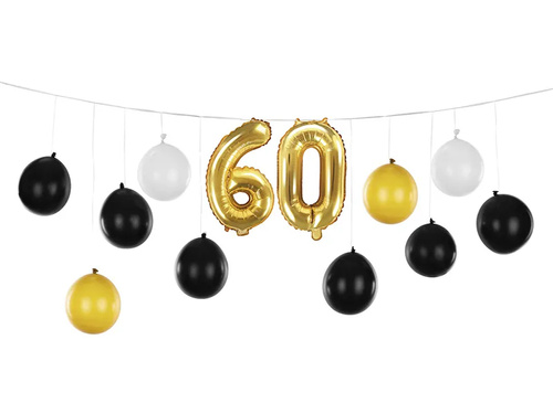 60th birthday balloon bundle