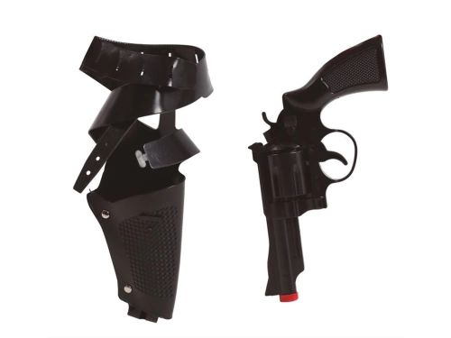 Gun with holster