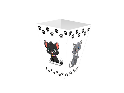 Cats popcorn boxes - 6 pcs.