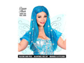 Peruka Fairy Dream Hair z lametą, gwiazdkami i silikonową podszewką