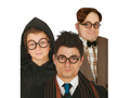 Harry Potter's plastic glasses - 1 pcs