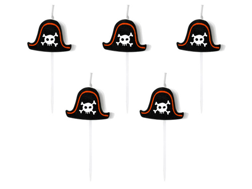 Pirates picnic candles - 5 pcs.