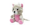 2-in-1 plush toy balloon weight cat with loop - 11 cm - 120g