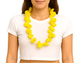 Hawaiian necklace, yellow