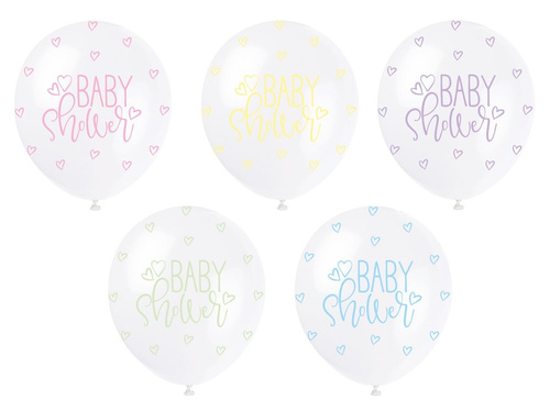 Balloons for Baby Shower - 31 cm - 5 pcs.