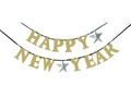 Happy New Year banner - 180 cm - 1 pcs.