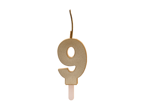Gold Candle no 9 - 1 pc