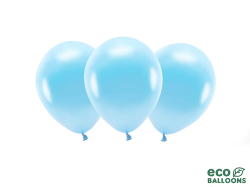 EKO metalized latex balloons blue - extra large - 10 pcs.