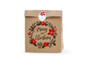 Merry Little Christmas gift bag, kraft - 3 pcs.