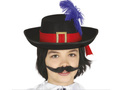 Kapelusz Muszkietera filcowy - 1 szt.