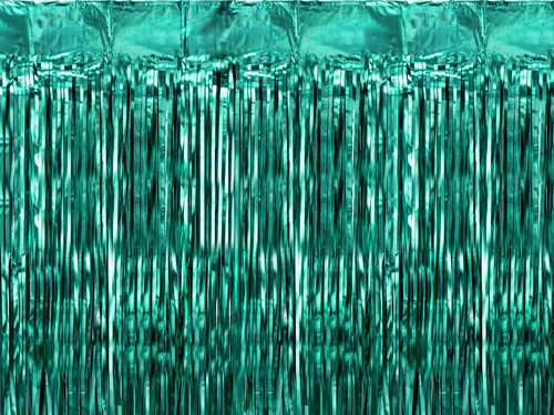 Kurtyna - zasłona na drzwi butelkowa zieleń - 100 x 200 cm