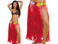 Hawaiian Skirt Flowers 75 cms red