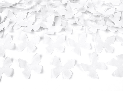 Tube shooting white butterflies 40 cm 1 pcs.