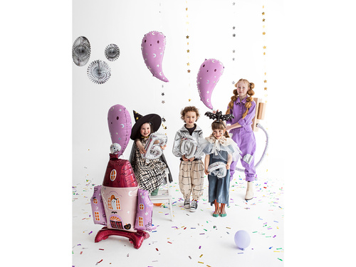 Balon foliowy Duch na Halloween - 41 x 70 cm - 1 szt.