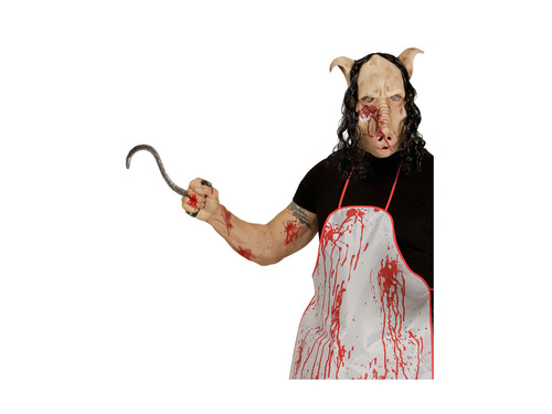 Hak plastikowy zakrwawiony - 25 cm