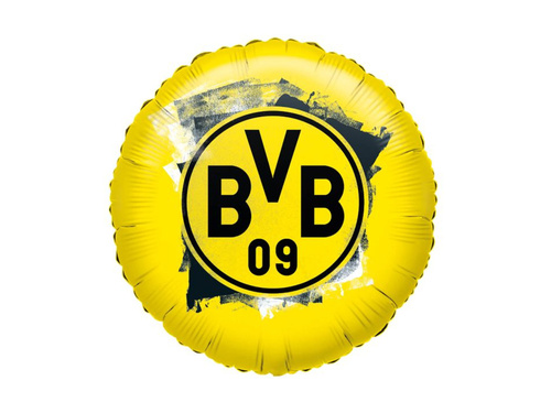 Balon foliowy okrągły BVB Dortmund - 23 cm - 1 szt.