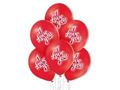I Love You printed balloons - 12" - 6 pcs.