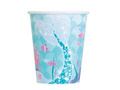 Mermaid birthday cups - 266 ml - 8 pcs.