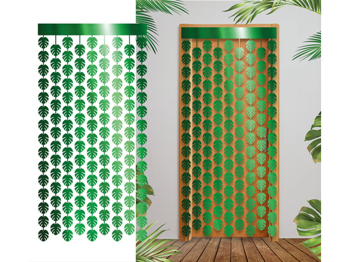 Curtain Palm leaves Foil - 100 x 200 cm
