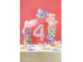 Balon foliowy Pastelowa Tęcza - 38x41 cm - 3 szt.