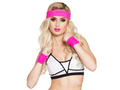 Sweatbands neon pink