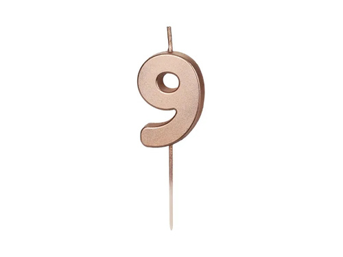 Rose Gold Candle no 9 - 1 pc