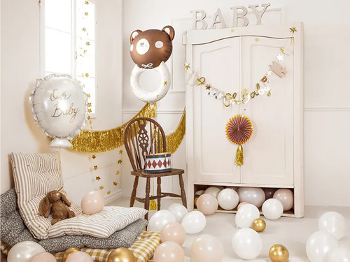 Foil balloon Teddy rattle