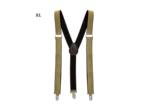 Złote lurexowe szelki