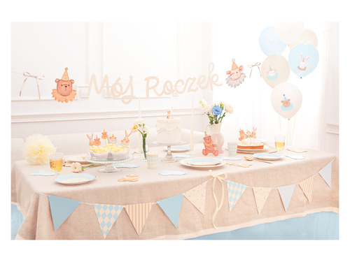 Baner urodzinowy "Mój Roczek" - 135 cm x 22 cm - 1 szt.