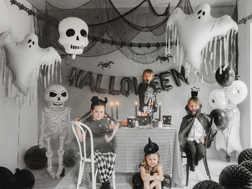 Balon foliowy Duch na Halloween - 93x86 cm - 1 szt.