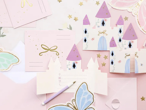 Castle Invitation - 6 pcs