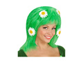 Peruka zielona Matka Natura ze stokrotkami