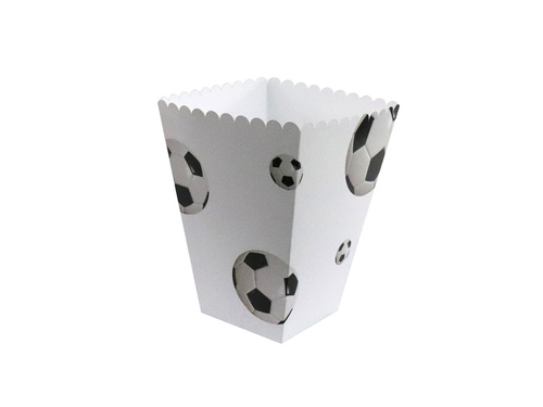 Popcorn boxes Football - 6 pcs.