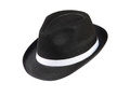 Kapelusz gangstera czarny - 1 szt.