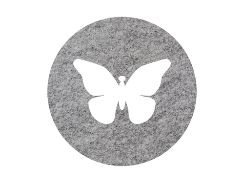 Podstawka pod kubek - Motylek - 10 cm - 4 szt.