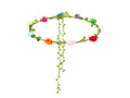 Multicolored Flowers Headband