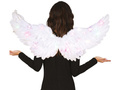 White feather wings with light 80x40 cms