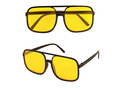 Rocker glasses yellow - 1 pc