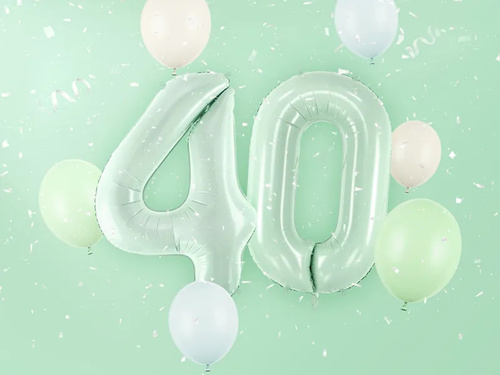 Number 4 Green Foil Balloon - 72 cm - 1 pc