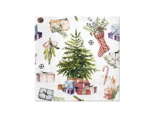 Homemade Christmas napkins - 33 cm - 20 pcs.