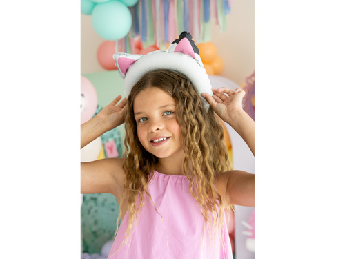 Balon foliowy Kocie Uszy - 21.5x21 cm - 1 szt.