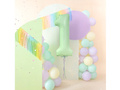 Number 1 Pistachio Foil Balloon - 100 cm - 1 pc