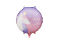 Balon foliowy Jednorożec - 35x35 cm - 1 szt.