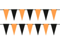 Banner garland flags orange and black - 500 cm