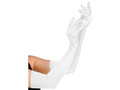 Pair of white gloves - 60 cm