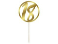 Paper topper for 18th birthday cake - 1 pc.